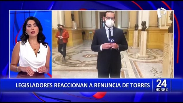 Congreso: Parlamentarios se pronuncian sobre la renuncia de Torres a la PCM