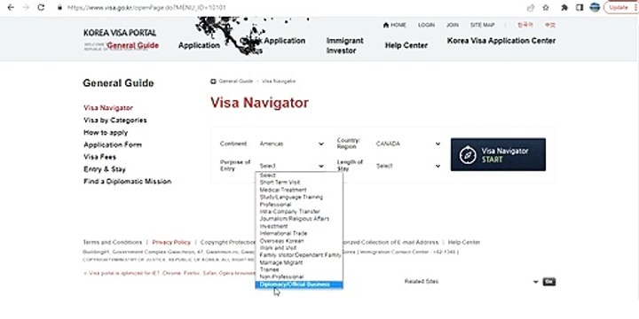 How To Use Korea Visa Navigator For Your Visa Options To South Korea Full Information