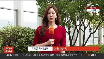 [날씨] 끈적끈적 '찜통더위'…오후 요란한 소나기
