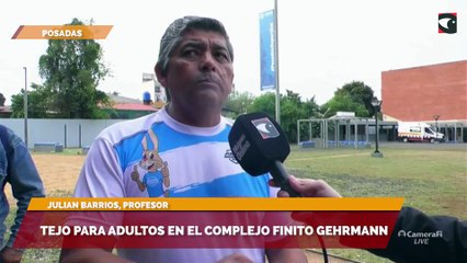 Tejo para adultos en el complejo Finito Gehrmann