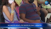 Vacunación infantil por índices de covid-19 y variantes