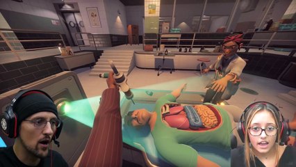 SURGEON SIMULATOR 2-  Lexi vs Bob- You're FIRED!  (FGTeeV Hilarious Co-Op Game)