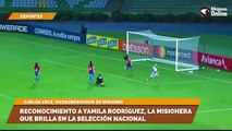 Reconocimiento a Yamila Rodríguez, la misionera que brilla en la selección nacional
