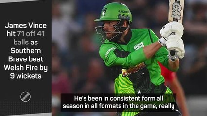 James Vince 'as good as anyone' in England - Jordan