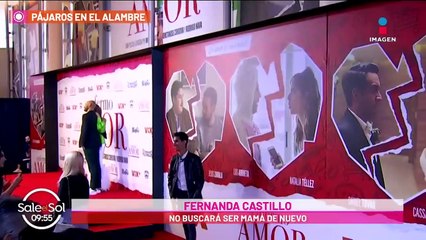 Fernanda Castillo no quiere volver a ser mamá