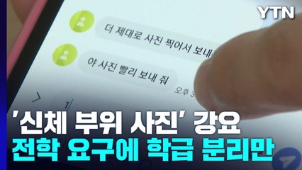 '신체 부위 사진' 강요한 초등학생...'학급 분리' 조치만? / YTN