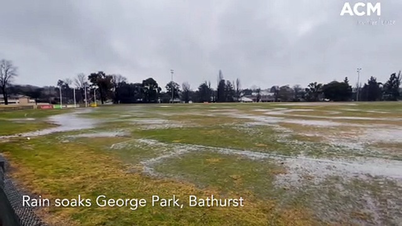 Rain soaks George Park, Bathurst | August 4, 2022 | Western Advocate