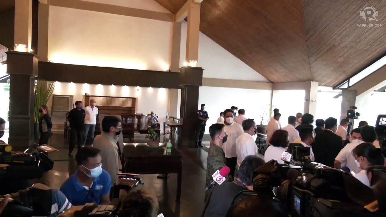 President Marcos visits the wake of former president Fidel V. Ramos