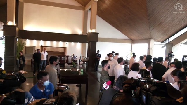 President Marcos visits the wake of former president Fidel V. Ramos