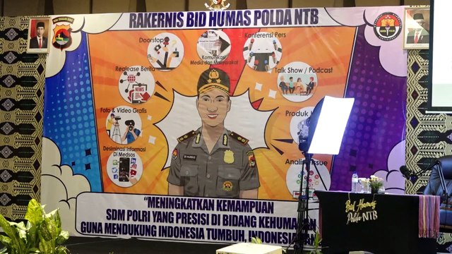 Rakernis Bidang Humas Polda NTB