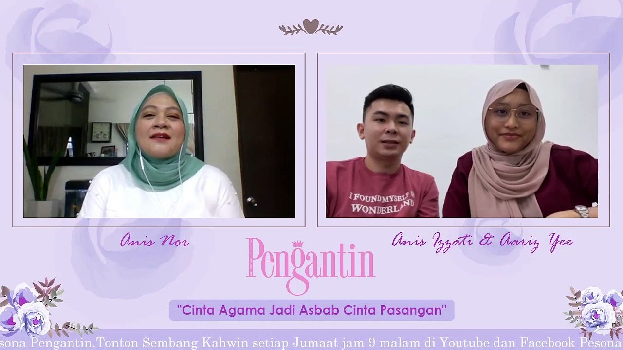 Cinta Agama Jadi Asbab Cinta Pasangan Bersama Aariz Yee Dan Anis Izzati