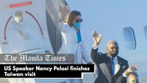US Speaker Nancy Pelosi finishes Taiwan visit