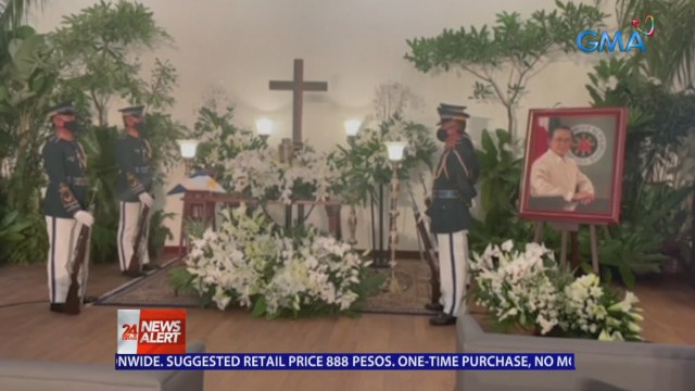 Ilang opisyal ng gobyerno kabilang si Pang. Bongbong Marcos, dumalaw sa burol ni dating Pang. Fidel V. Ramos | 24 Oras News Alert
