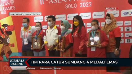 Tim Para Catur Sumbang 4 Medali Emas