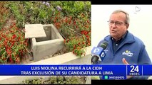 Luis Molina acudirá a Comisión Interamericana porque JNE lo descartó para alcaldía de Lima