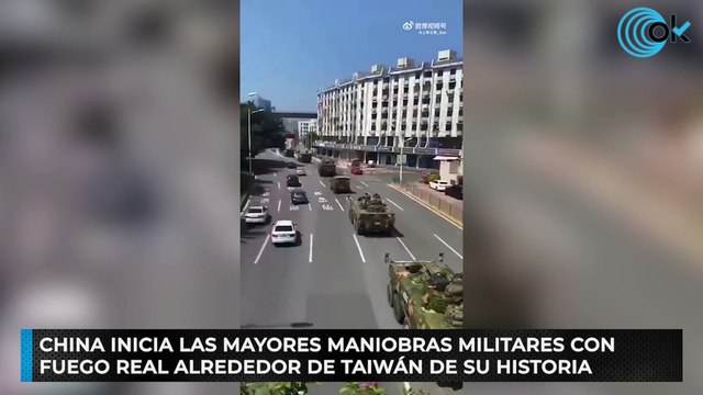 China inicia las mayores maniobras militares con fuego real alrededor de Taiwán de su historia