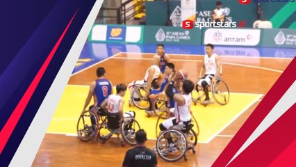 Tim Filipina Pupuskan Impian Indonesia Raih Emas di Cabor Basket Kursi Roda ASEAN Para Games 2022