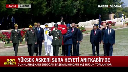 Yüksek Askeri Şura Heyeti Anıtkabir'de
