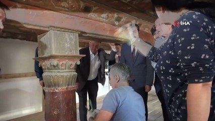 Tokmak Hasan Paşa Camii'nde restore çalışmaları sürüyor