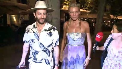 Esther Cañadas y Pelayo Díaz disfrutan de una noche de verano en Madrid
