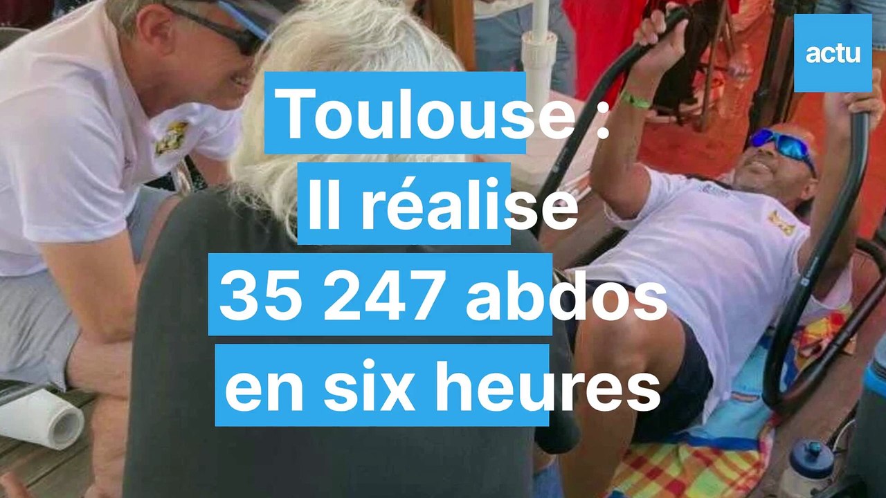 Il réalise  35 247 abdos en six heures