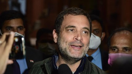 BJP hits out at Congress over Rahul Gandhi's 'won't be intimidated' remarks