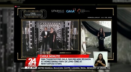 'GMA Thanksgiving Gala,' naging mini reunion at homecoming para sa long-time at new Kapuso stars | 24 Oras