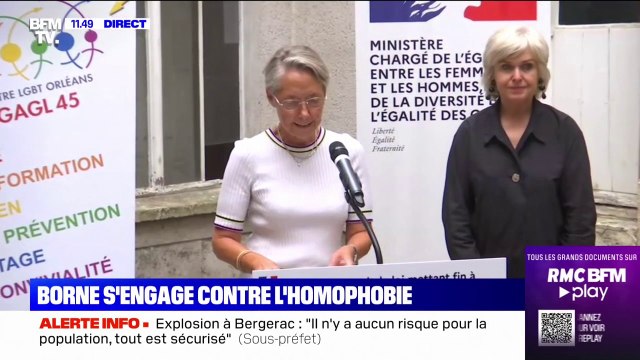 Lutte contre l'homophobie: Élisabeth Borne affirme que les cinq dernières années ont été l'occasion de progrès nombreux et significatifs