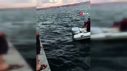 Boğazı plaj sanan yabancı uyruklu böyle kurtarıldı