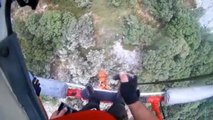 Rescatan a una escaladora que se descolgó 15 metros en Cueto Agero, Cantabria