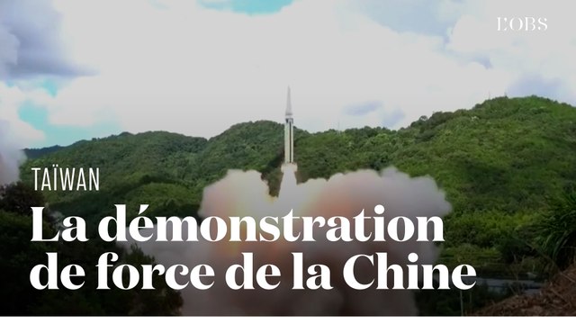La Chine tire des missiles balistiques vers Taïwan
