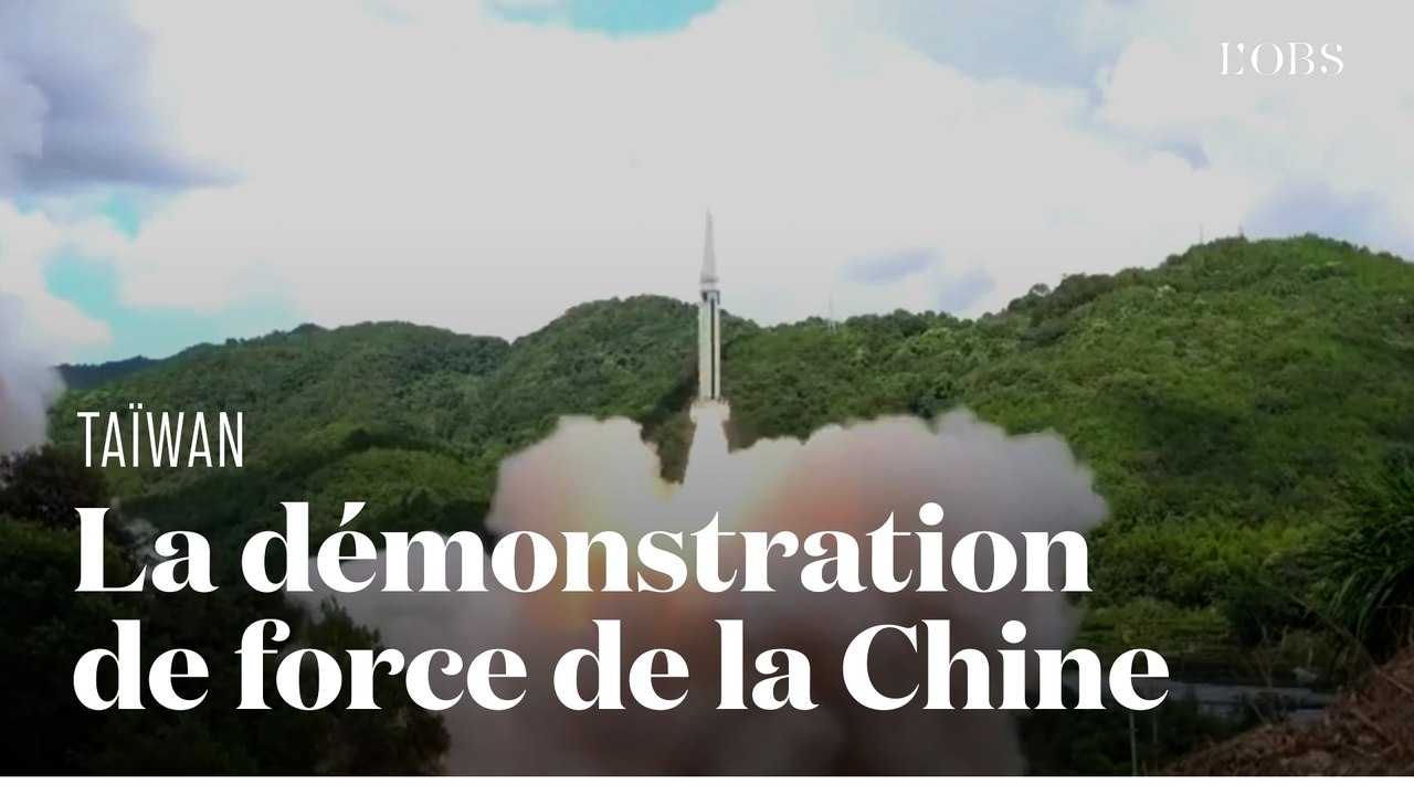 La Chine tire des missiles balistiques vers Taïwan