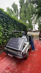 An Indian Man Build Solar Electric Car from Scratch- Watch Video (Carandbike24.com)