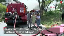 Balıklı Rum Hastanesi'nde yangın! Hastalar tahliye ediliyor