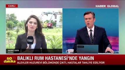 İstanbul'da hastane yangını