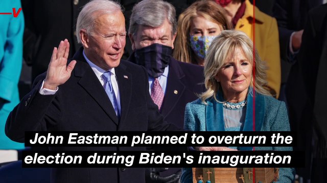 During Biden’s Inauguration, Trump Lawyer John Eastman Pitched Plan to Overturn Election
