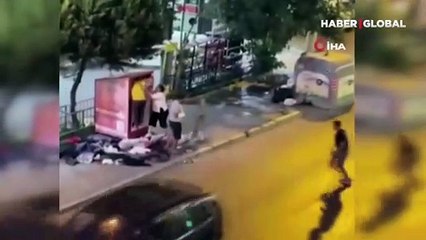 İzmir'de utandıran görüntüler! Vatandaş cep telefonuyla kayda aldı