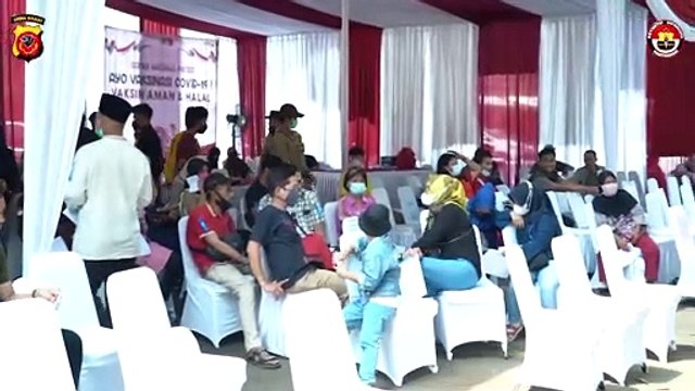 Kapolda Jabar Tinjau Pelaksanaan Kegiatan Vaksinasi Booster Di Polres Bogor