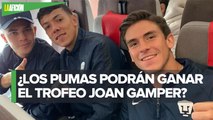 Pumas viaja con ilusión para enfrentarse al Barcelona por el Trofeo Joan Gamper
