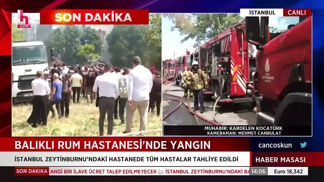 Balıklı Rum Hastanesi'nde yangın: Hastaneyi ilk kez Halk TV ekibi görüntüledi