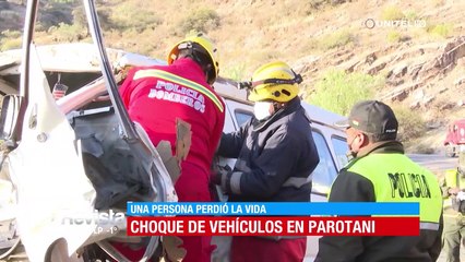 Se presume una invasión de carril o mala maniobra en el choque entre un minibús y un camión