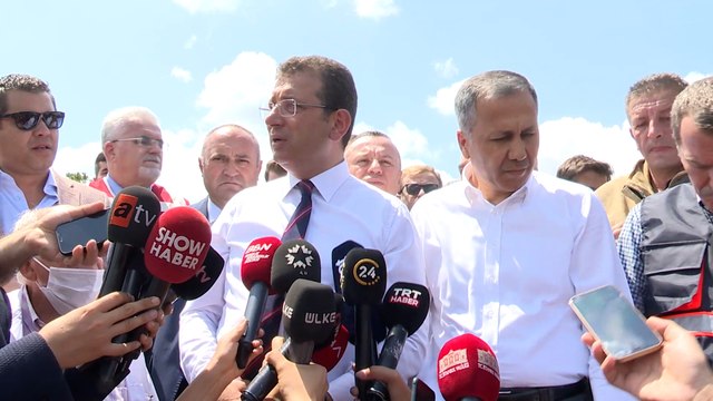 Yerlikaya ve İmamoğlu yangınla ilgili açıklama yaptı