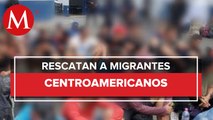 Localizan a 116 migrantes que viajaban al interior de un camión en Puebla