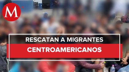 Localizan a 116 migrantes que viajaban al interior de un camión en Puebla