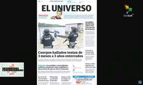 Enclave Mediática 04-08: Ecuador ofrece detalles sobre hallazgo de fosa común