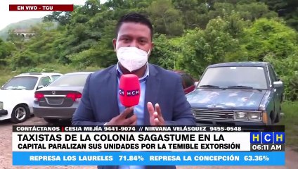¡Terror! Por extorsión se paralizan taxis colectivos en col. Sagastume