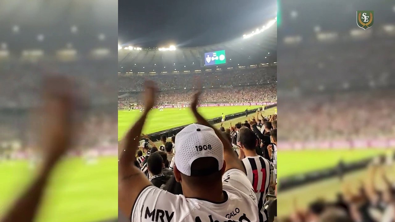 Torcida do Atlético faz homenagem a Bárbara Vitória no Mineirão