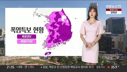 [날씨] 밤낮 없는 무더위, 내일 서울 32도·대구 37도