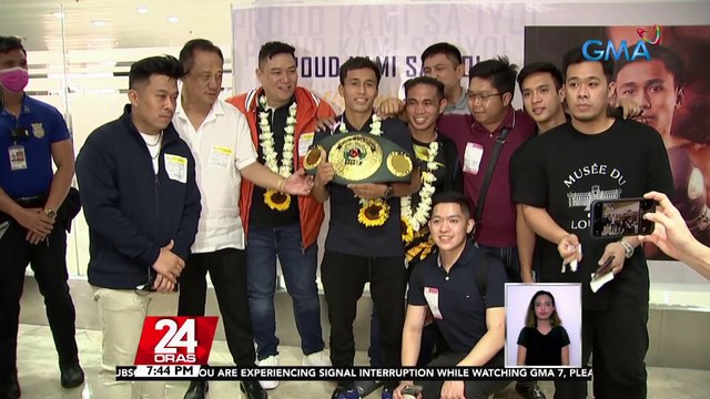 Bagong IBO Flyweight Champion na si Dave Apolinario, nakauwi na sa Pilipinas; nag-courtesy call kay Pres. Bongbong Marcos | 24 Oras