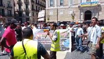 Manifestación de bicitaxis este jueves en la plaza de Sant Jaume